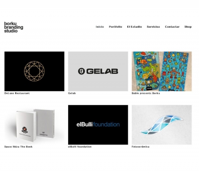 Diseño de página web para diseñador gráfico en Barcelona