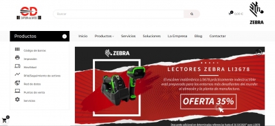 Diseño web para Tienda de accesorios ZEBRA