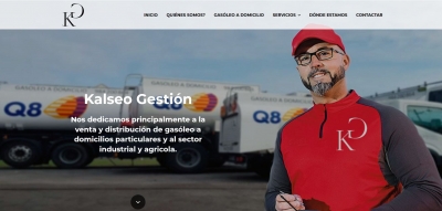 Diseño web para empresa de Gasóleo a domicilio en Asturias