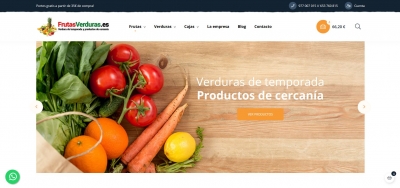 Diseño para tienda de frutas y verduras online en Tarragona