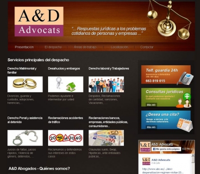 Diseño de página web para abogados en Tarragona