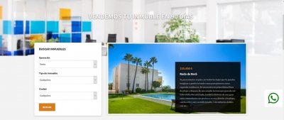 Diseño web para compra venta de pisos