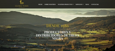 Global Tuber | Diseño web para truficultores en lleida