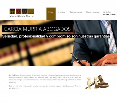 Diseño de página web para abogados en Castellón