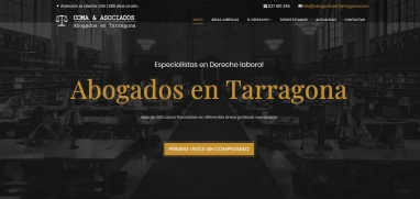 Diseño de página web para empresa de abogados en Tarragona