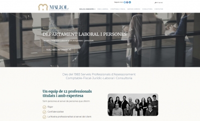 Diseño de página web Gestoría Asesoría en Tarragona
