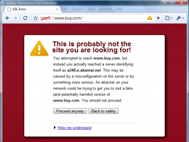 Error en Chrome Certificado SSL Webs