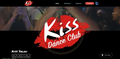 Landing page para Discoteca en Salou Kiss