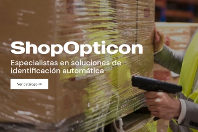 Diseño web para SHOP OPTICON empresa de venta de Terminales