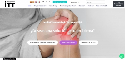 Diseño web para un centro traumatológico en Tarragona